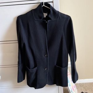 BLACK J. Crew factory sweater blazer size MEDIUM petite
